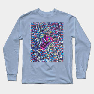 ILLUSION ON PAINNTED TESSELATION Long Sleeve T-Shirt